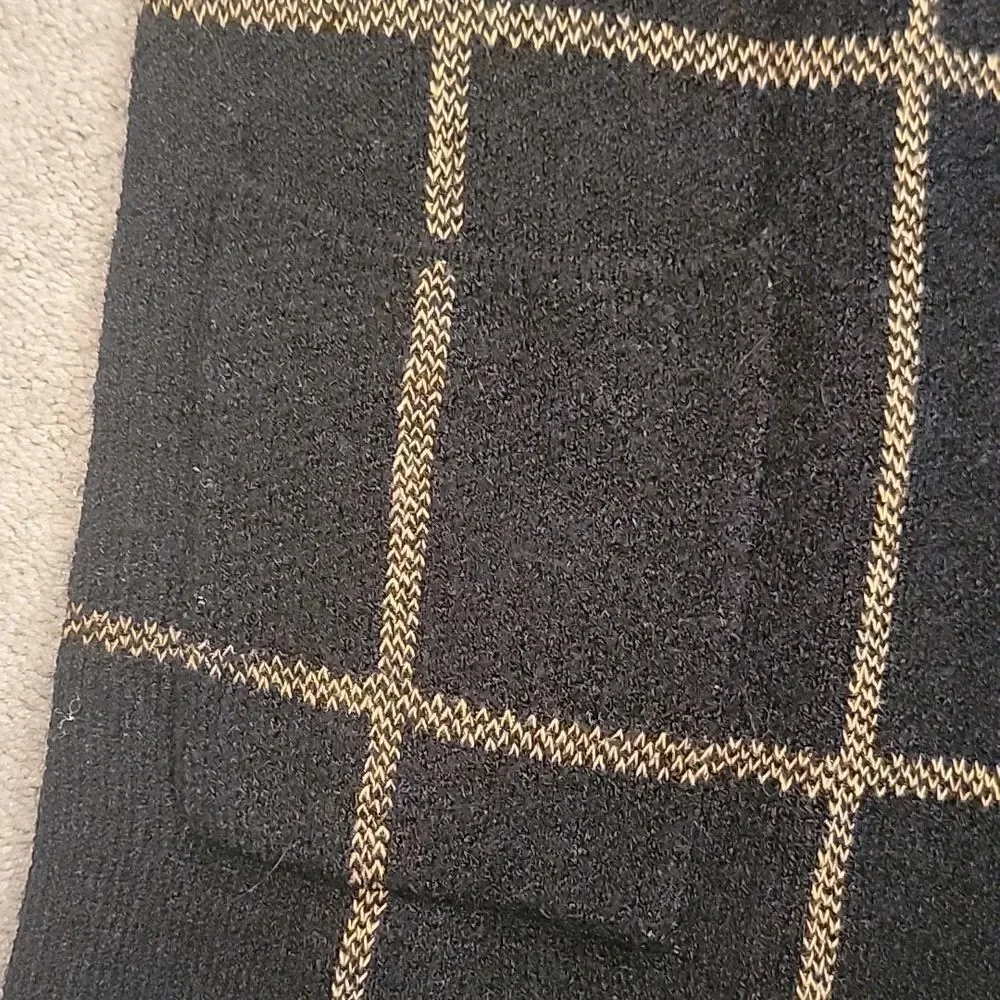 Fortune & Ivy long black cardigan sz med
